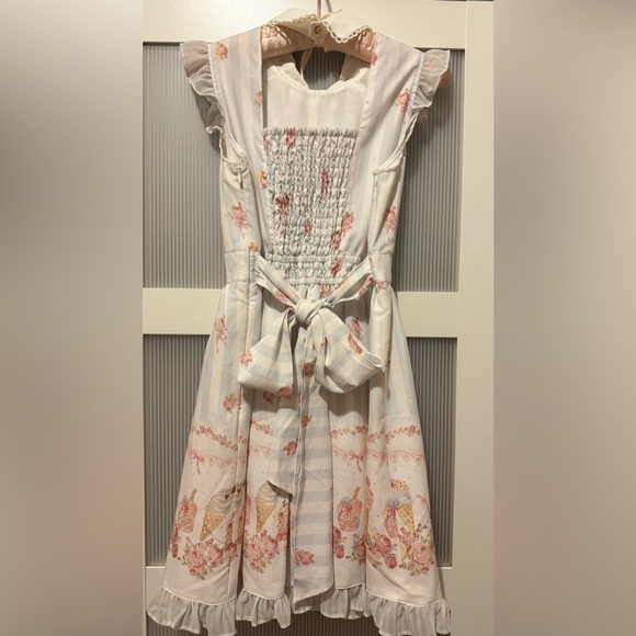 LIZ LISA ICE CREAM BLUE SLEEVELESS dress - Picture 2 of 5